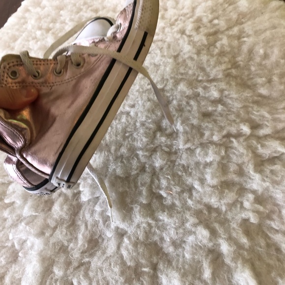 Converse Metallic Pink Converse Size 3 - Picture 3 of 5